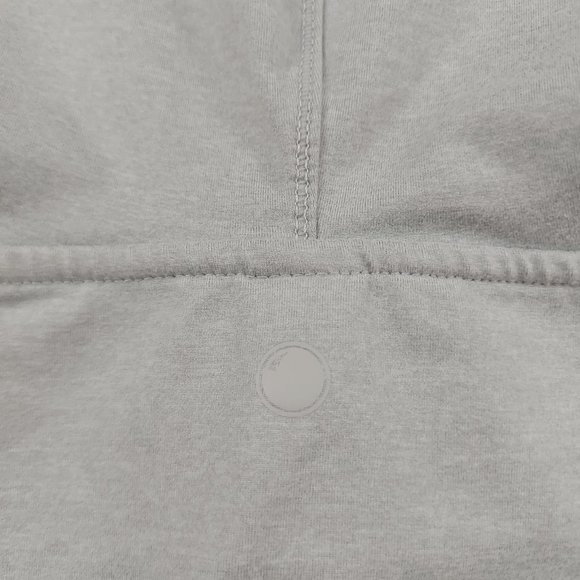 Yogalicious Hoodie Womens Large Light Gray Full Zip Crop Soft Fabric Athletic - Picture 8 of 10